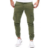 Pantalon Cargo Jogger à Cordon Contrasté