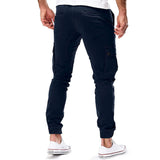 Pantalon Cargo Jogger à Cordon Contrasté