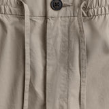 Pantalon Fuselé à Taille Élastique et Plis Avant