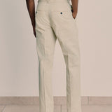 Pantalon Habillé Rayé Coupe Droite