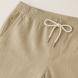 Pantalon À Cordon Ajusté De Voyage Blanc Homme