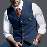 Gilet de Costume Homme Ajusté
