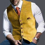 Gilet de Costume Homme Ajusté