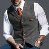 Gilet de Costume Homme Ajusté