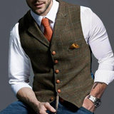 Gilet de Costume Homme Ajusté