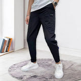 Pantalon Jogger Fuselé à Taille Élastique