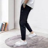 Pantalon Jogger Fuselé à Taille Élastique
