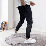 Pantalon Jogger Fuselé à Taille Élastique
