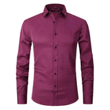 Chemise Ajustée à Col Classique