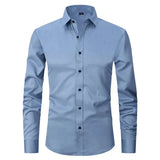 Chemise Ajustée à Col Classique