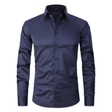 Chemise Ajustée à Col Classique