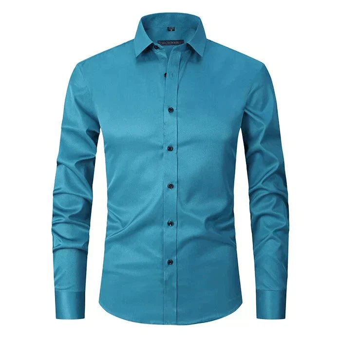 Chemise Ajustée à Col Classique