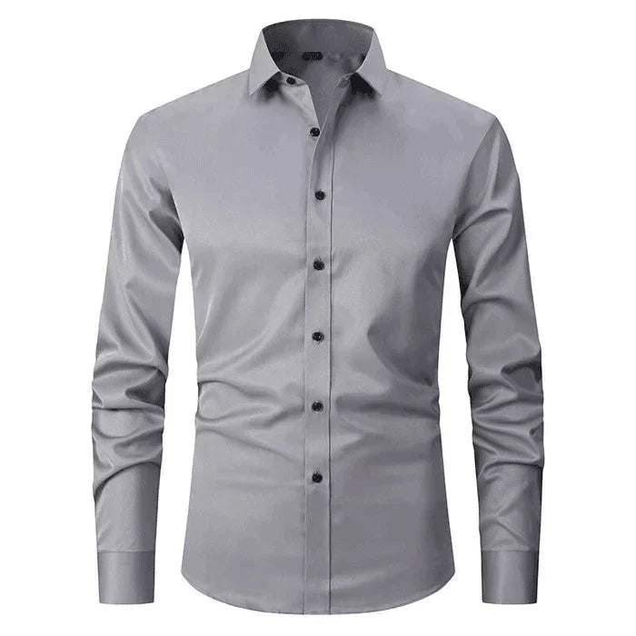 Chemise Ajustée à Col Classique