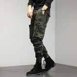 Pantalon Cargo Tactique à Chevilles Resserrées