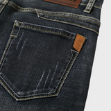 Short en Denim Coupe Ajustée