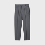 Pantalon Habillé à Pinces Coupe Droite