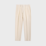 Pantalon Habillé à Pinces Coupe Droite