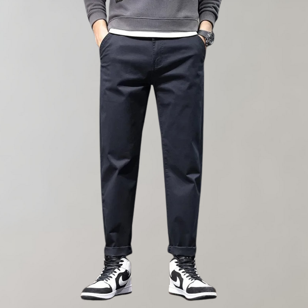 Pantalon Chino Fuselé Style Urbain