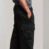 Pantalon Cargo Ample Multipoches Texturé