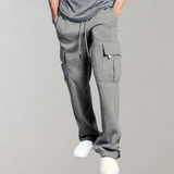 Pantalon Cargo Ample Multipoches Texturé