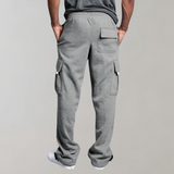 Pantalon Cargo Ample Multipoches Texturé