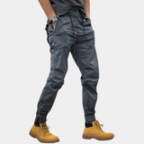 Pantalon Cargo Jogger à Plis Structurés