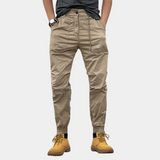 Pantalon Cargo Jogger à Plis Structurés