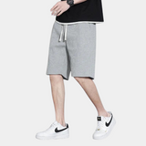 Short Long à Taille Élastique et Cordon Contrasté