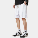 Short Long à Taille Élastique et Cordon Contrasté