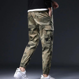 Pantalon Cargo Jogger Camouflage Géométrique