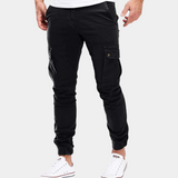 Pantalon Cargo Jogger Ajusté Multipoches