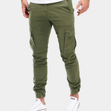 Pantalon Cargo Jogger Ajusté Multipoches