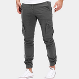 Pantalon Cargo Jogger Ajusté Multipoches