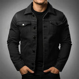 Veste Homme en Denim Boutonnée