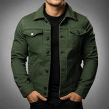 Veste Homme en Denim Boutonnée