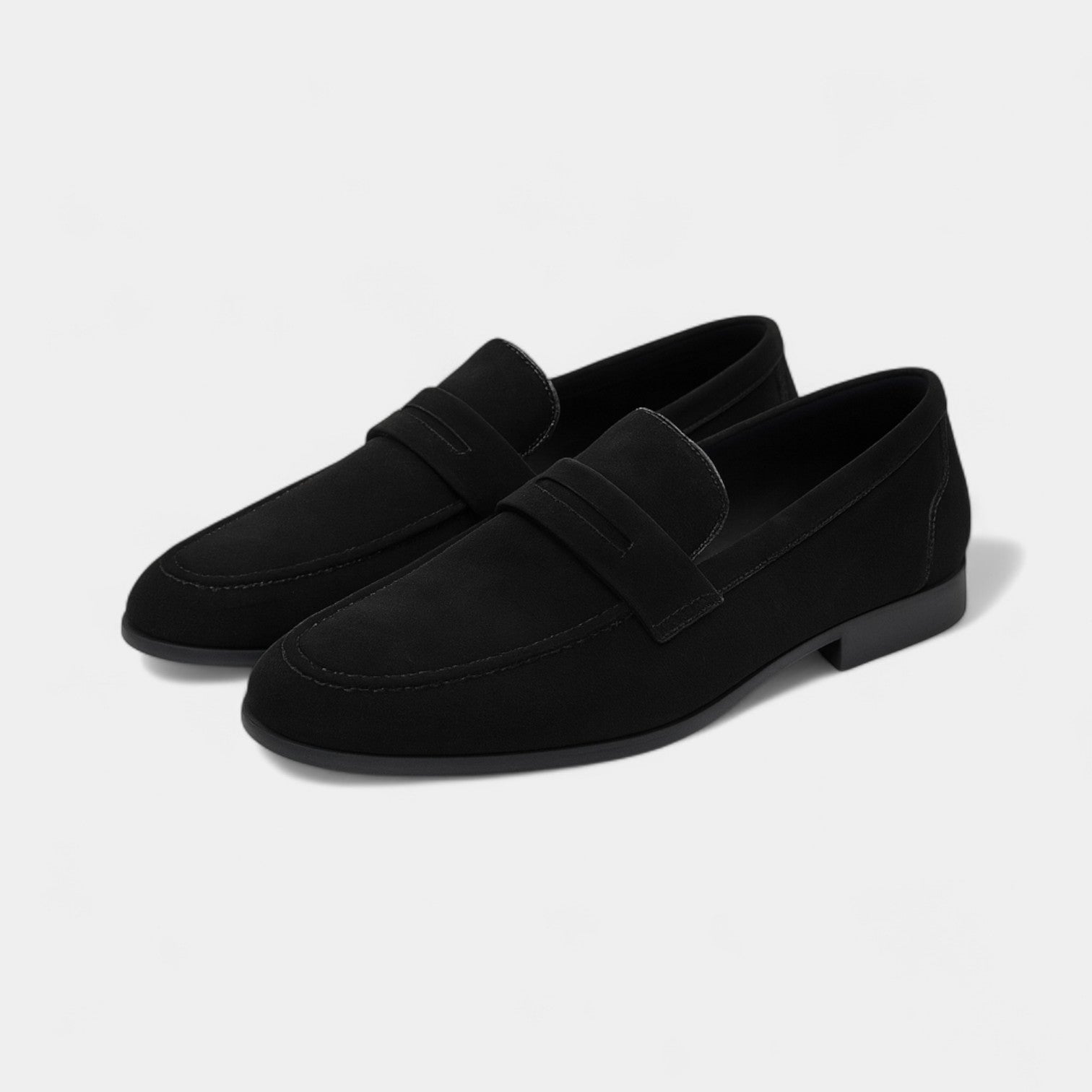 Mocassins homme en daim à enfiler – confort polyvalent