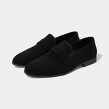 Mocassins homme en daim à enfiler – confort polyvalent