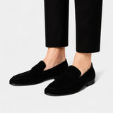 Mocassins homme en daim à enfiler – confort polyvalent