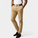 Pantalon chino homme coton stretch – allure ajustée style raffiné
