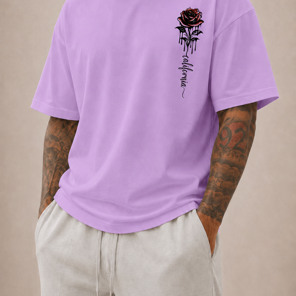T-Shirt Homme à Motif Brodé