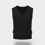 Gilet sans manches en coton pour homme – Élégance épurée