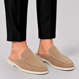 Mules Homme en Suédine à Enfiler