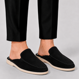 Mules Homme en Suédine à Enfiler