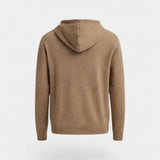 Sweat à capuche homme en 100% laine mérinos – Design ample et minimaliste