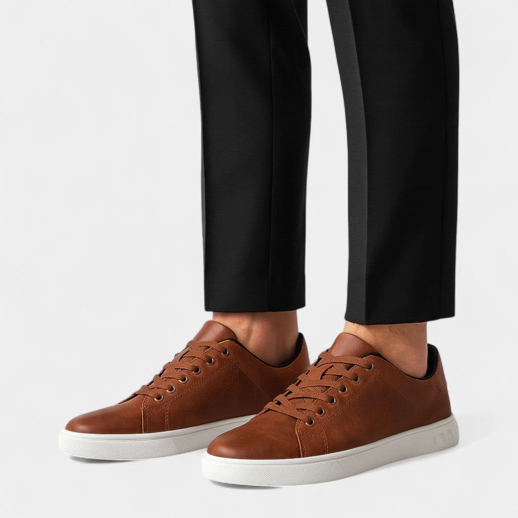 Chaussures homme décontractées en cuir à lacets