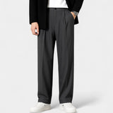 Pantalon homme business casual oversize – Coupe légère et décontractée