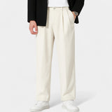 Pantalon homme business casual oversize – Coupe légère et décontractée