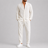 Ensemble Homme Chemise et Pantalon en Lin