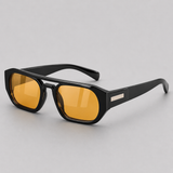 Lunettes de soleil rectangulaires homme verres teintés