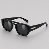 Lunettes de soleil rectangulaires homme verres teintés